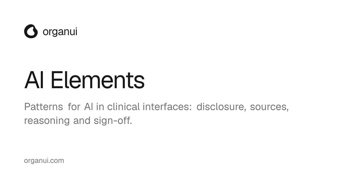 AI Elements — OrganUI