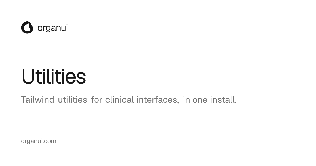 Utilities — OrganUI