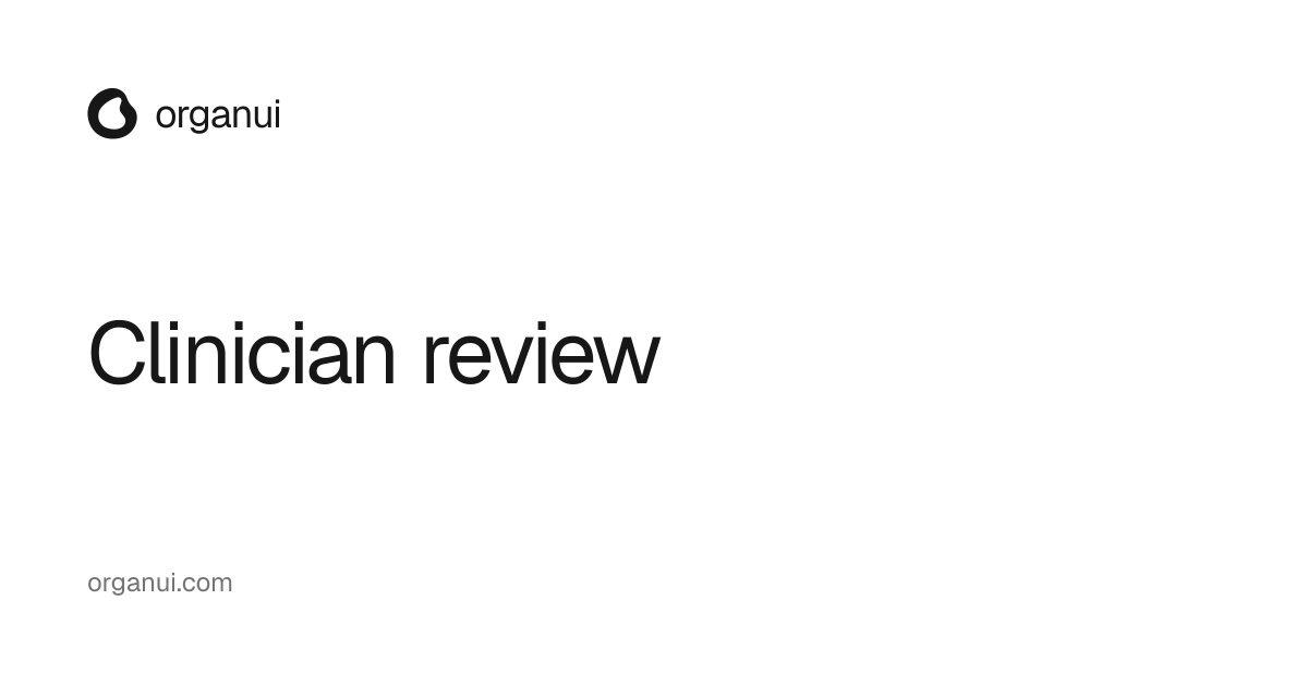 Clinician review — OrganUI