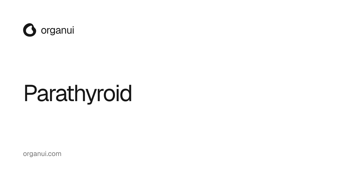 Parathyroid — OrganUI